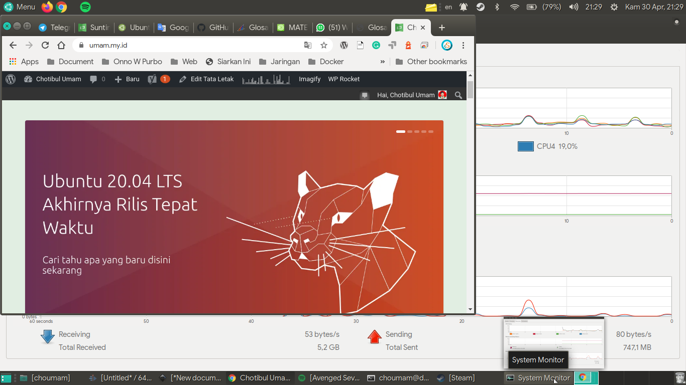 Apa yang Baru di Ubuntu MATE 20.04 LTS | Pratinjau aplikasi yang diminimalkan