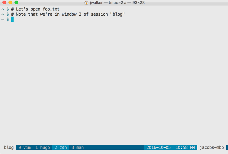 finding tmux window containing pid