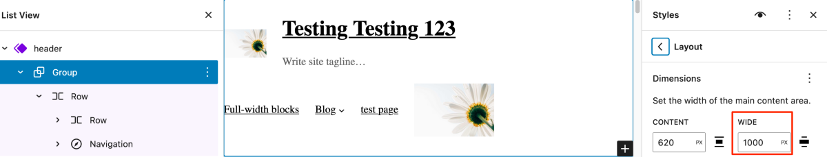 Index Template Editor Testing Testing 123 WordPress