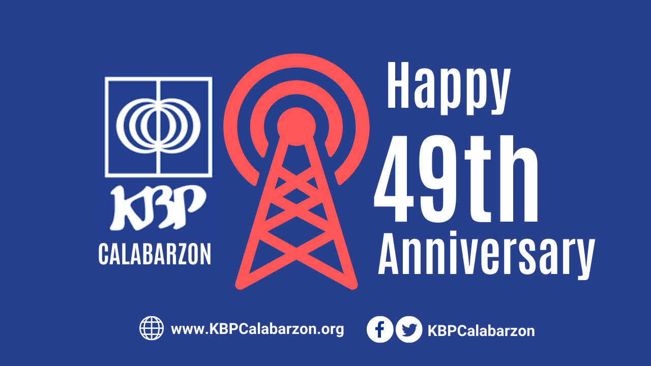KBP celebrates 49th year anniversary in advancing the cause of a free and responsible broadcast media in the Philippines.
