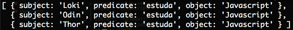 Listagem dos alunos que estudam Javascript