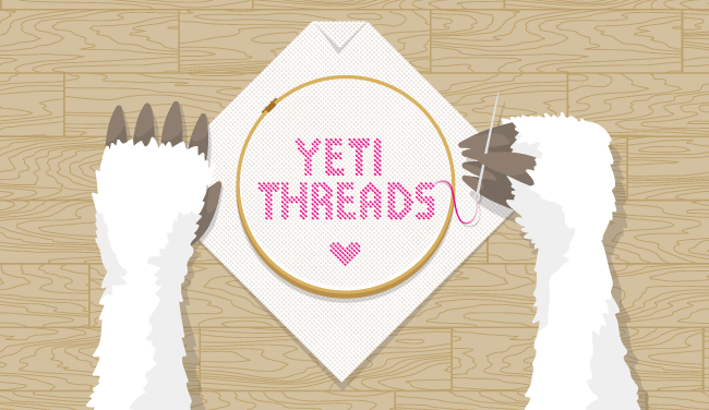 Yeti Threads illustration by Lynn Fisher