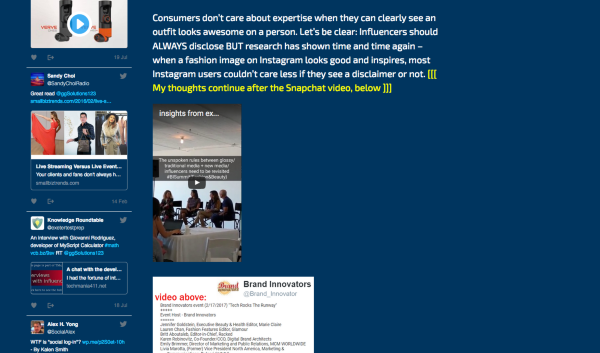 A journalist goes thru the paces during an Instagram influencer experiment for Bloomberg Technology in PLAIN ENGLISH
