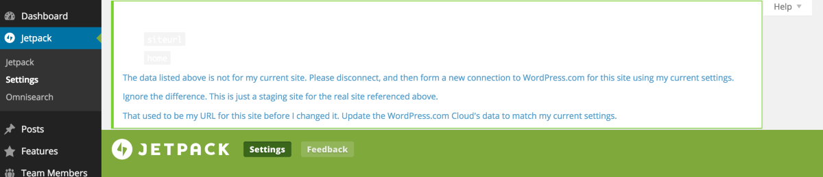 Jetpack Settings Viewpoint Community Media WordPress