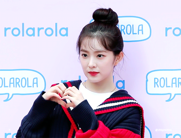 상당히 귀여운 똥머리 아이린.jpgif | 인스티즈