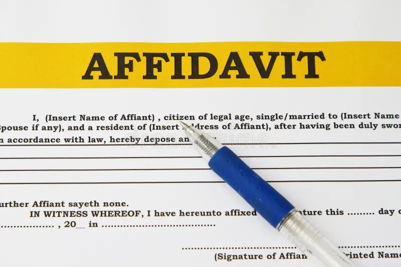 Affidavit & Legal Docs