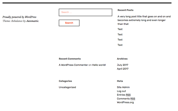 WP Test Site To End All Test Sites Not just another WordPress site