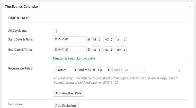 Admin meta after fix